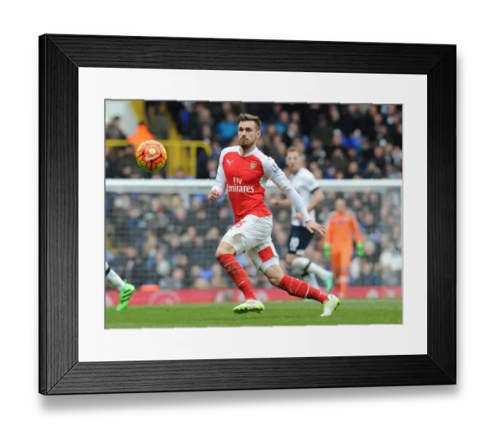 Framed Print : Ramsey in Action: Arsenal vs. Tottenham, Premier League 2015-16 Framed Print : Ramsey in Action: Arsenal vs. Tottenham, Premier League 2015-16