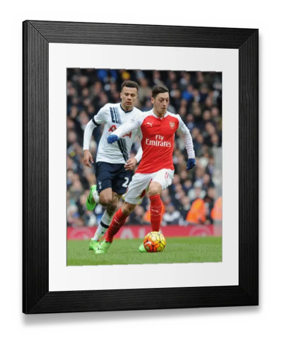 Framed Print : Mesut Ozil Outsmarts Dele Alli: Arsenal's Masterclass at Tottenham, Premier League 2015-16 Framed Print : Mesut Ozil Outsmarts Dele Alli: Arsenal's Masterclass at Tottenham, Premier League 2015-16