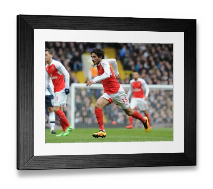 Framed Print : Mohamed Elneny's Intense Focus: Arsenal vs. Tottenham Hotspur, Premier League 2015-16 Framed Print : Mohamed Elneny's Intense Focus: Arsenal vs. Tottenham Hotspur, Premier League 2015-16