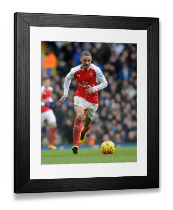 Framed Print : Arsenal's Kieran Gibbs Goes Head-to-Head with Tottenham Hotspur in Intense Premier League Showdown (2015-16) Framed Print : Arsenal's Kieran Gibbs Goes Head-to-Head with Tottenham Hotspur in Intense Premier League Showdown (2015-16)