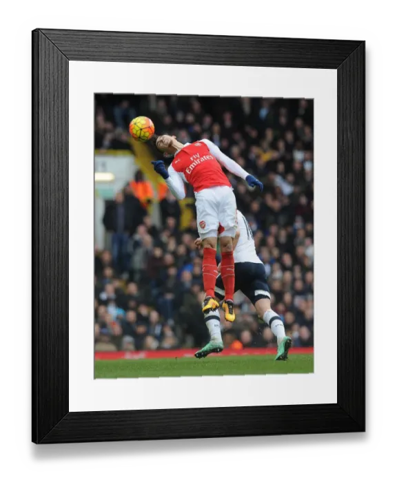Framed Print : Gabriel's Battle: Tottenham vs. Arsenal, Premier League Rivalry (2015-16) Framed Print : Gabriel's Battle: Tottenham vs. Arsenal, Premier League Rivalry (2015-16)
