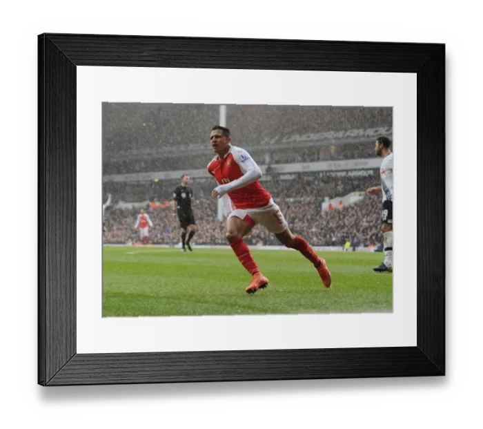 Framed Print : Alexis Sanchez's Brace: Arsenal's Victory Over Tottenham in the 2015-16 Premier League Framed Print : Alexis Sanchez's Brace: Arsenal's Victory Over Tottenham in the 2015-16 Premier League