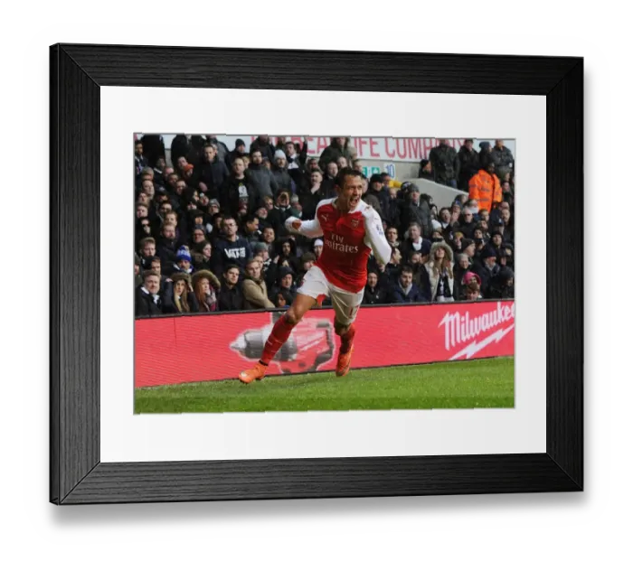 Framed Print : Alexis Sanchez's Brace: Arsenal's Victory Over Tottenham Hotspur in the 2015-16 Premier League Framed Print : Alexis Sanchez's Brace: Arsenal's Victory Over Tottenham Hotspur in the 2015-16 Premier League