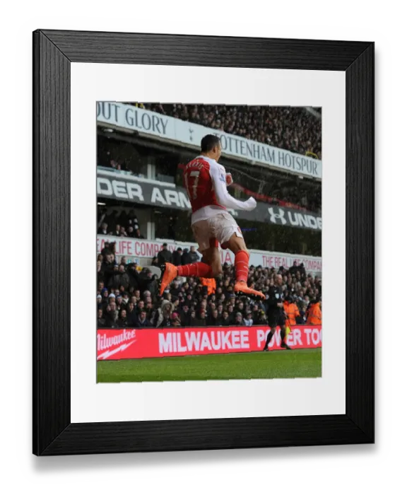 Framed Print : Arsenal vs. Tottenham: Premier League Rivalry at White Hart Lane, March 2016