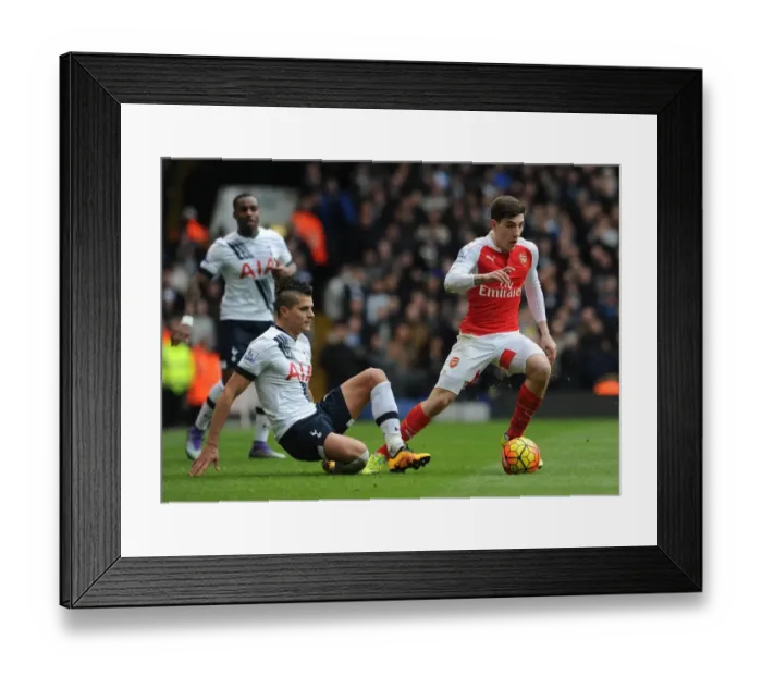 Framed Print : Bellerin vs. Lamela: A Premier League Showdown Framed Print : Bellerin vs. Lamela: A Premier League Showdown