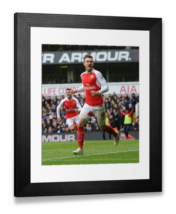Framed Print : Ramsey's Thrilling Goal: Arsenal's Victory Over Tottenham Hotspur in the Premier League (2015-16) Framed Print : Ramsey's Thrilling Goal: Arsenal's Victory Over Tottenham Hotspur in the Premier League (2015-16)
