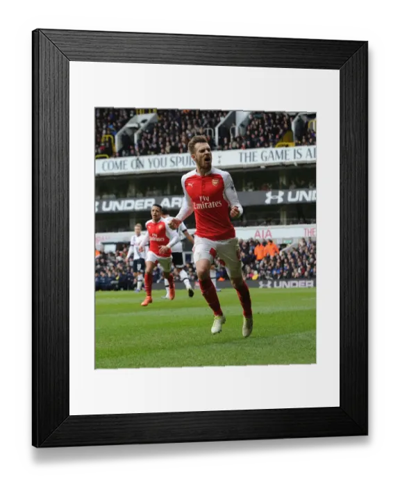Framed Print : Arsenal's Thrilling Victory: Aaron Ramsey's Unforgettable Goal vs. Tottenham Hotspur (2015-16) Framed Print : Arsenal's Thrilling Victory: Aaron Ramsey's Unforgettable Goal vs. Tottenham Hotspur (2015-16)