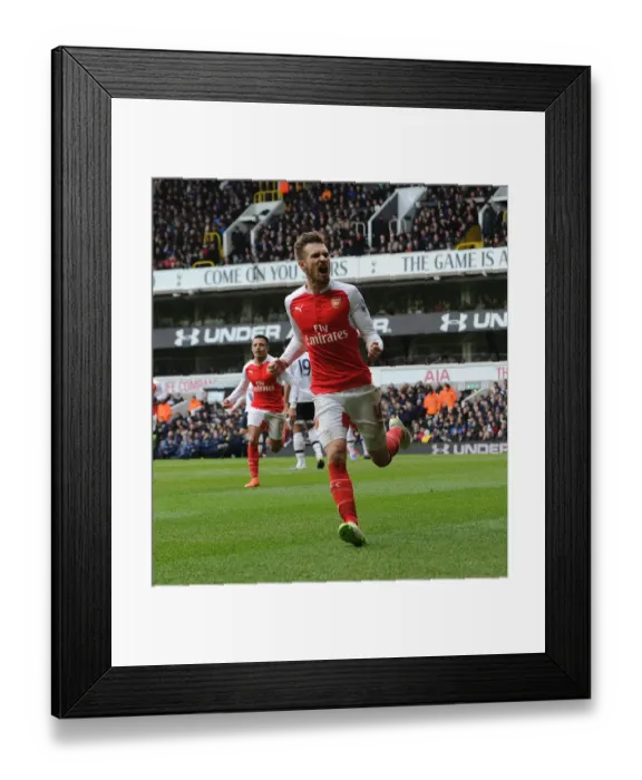 Framed Print : Ramsey's Stunner: Arsenal's Victory Over Tottenham Hotspur (2015-16)