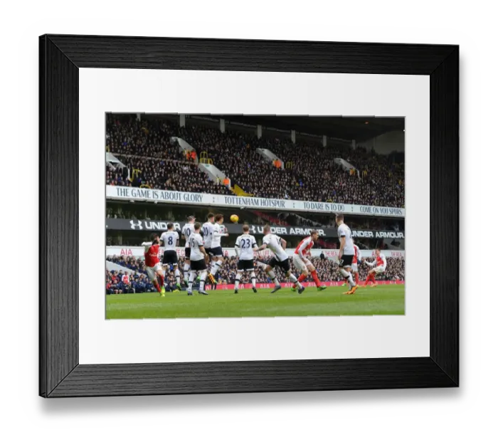 Framed Print : Alexis Sanchez Takes Free Kick: Intense Rivalry - Tottenham vs. Arsenal, Premier League 2015-16 Framed Print : Alexis Sanchez Takes Free Kick: Intense Rivalry - Tottenham vs. Arsenal, Premier League 2015-16