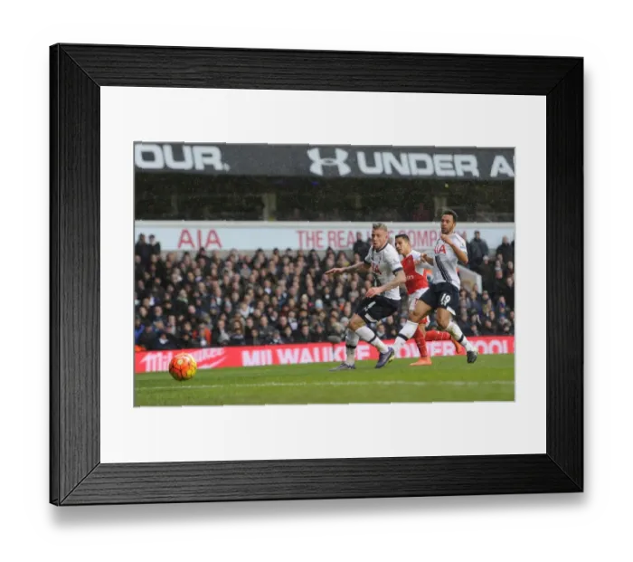 Framed Print : Alexis Sanchez's Pressure-Cooker Goal Against Toby Alderweireld and Mousa Dembele: Tottenham vs Arsenal, Premier League 2015-16 Framed Print : Alexis Sanchez's Pressure-Cooker Goal Against Toby Alderweireld and Mousa Dembele: Tottenham vs Arsenal, Premier League 2015-16