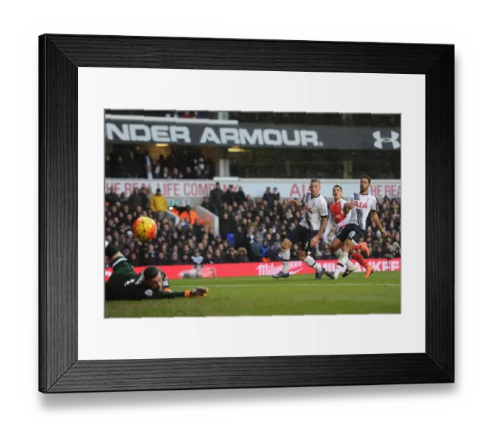 Framed Print : Alexis Sanchez's Dramatic Goal: Arsenal's Victory over Tottenham (Sanchez Scores Past Alderweireld and Dembele) Framed Print : Alexis Sanchez's Dramatic Goal: Arsenal's Victory over Tottenham (Sanchez Scores Past Alderweireld and Dembele)