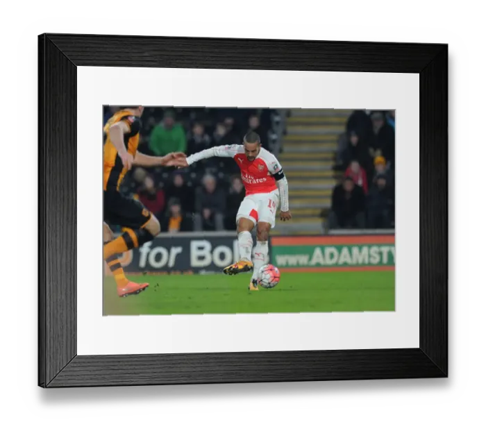 Framed Print : Theo Walcott's Hat-Trick: Arsenal Advances in FA Cup with Triumph over Hull City Framed Print : Theo Walcott's Hat-Trick: Arsenal Advances in FA Cup with Triumph over Hull City
