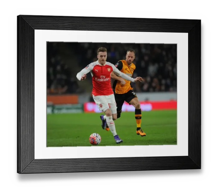 Framed Print : Clash of Midfielders: Calum Chambers vs. David Meyler - FA Cup Fifth Round: Hull City vs. Arsenal Framed Print : Clash of Midfielders: Calum Chambers vs. David Meyler - FA Cup Fifth Round: Hull City vs. Arsenal