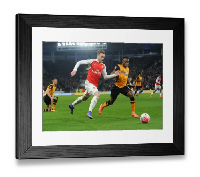 Framed Print : Clash of Wings: Calum Chambers vs. Moses Odubajo - FA Cup Fifth Round Showdown Framed Print : Clash of Wings: Calum Chambers vs. Moses Odubajo - FA Cup Fifth Round Showdown