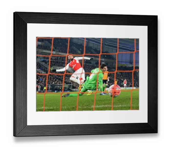 Framed Print : Giroud's FA Cup Winner: Arsenal Triumphs over Hull City