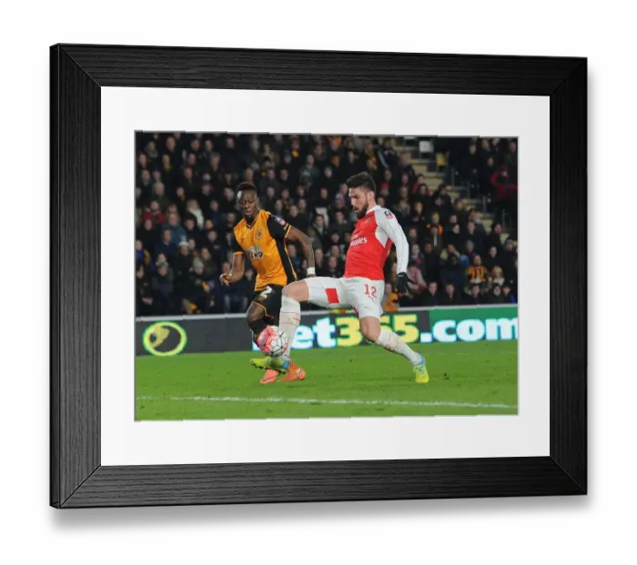Framed Print : Giroud Strikes Again: Arsenal's FA Cup Victory over Hull City Framed Print : Giroud Strikes Again: Arsenal's FA Cup Victory over Hull City