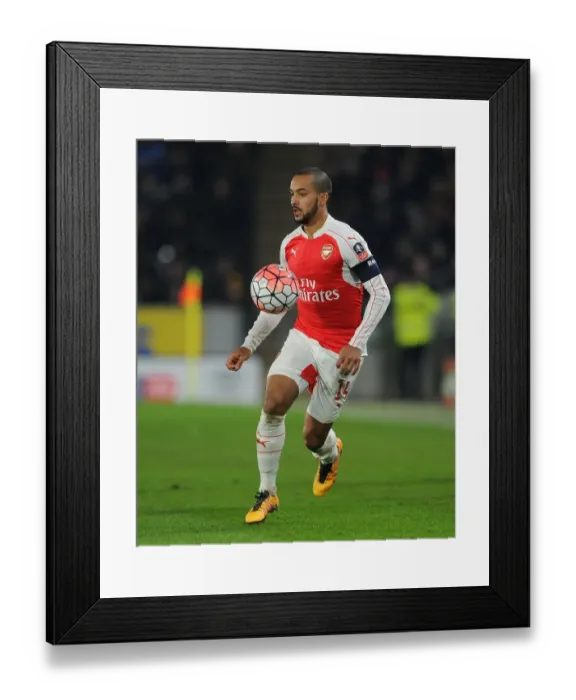 Framed Print : Theo Walcott in Action: Arsenal's FA Cup Battle against Hull City (March 2016) Framed Print : Theo Walcott in Action: Arsenal's FA Cup Battle against Hull City (March 2016)