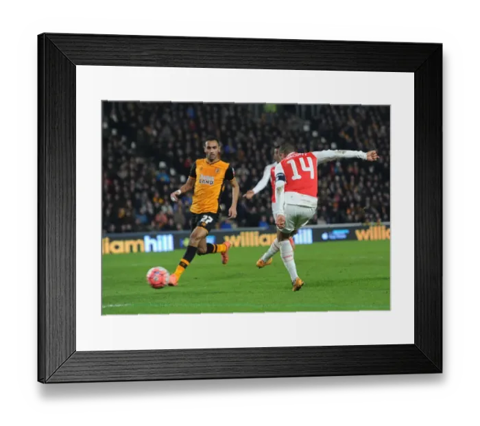 Framed Print : Theo Walcott's Strike: Arsenal's FA Cup Triumph over Hull City (March 2016)