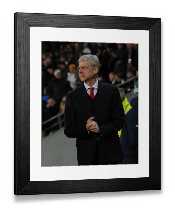 Framed Print : Arsene Wenger and Arsenal Face Off Against Hull City in FA Cup Clash, 2016