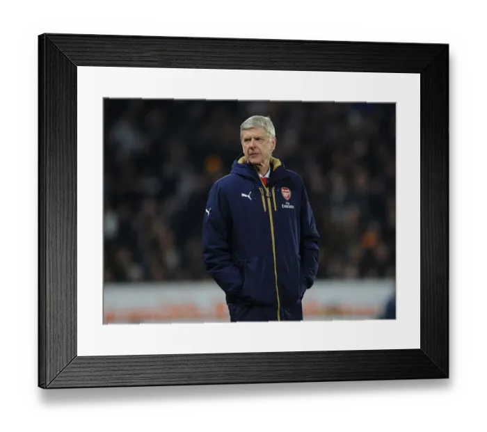 Framed Print : Arsene Wenger and Arsenal in FA Cup Clash Against Hull City, 2016