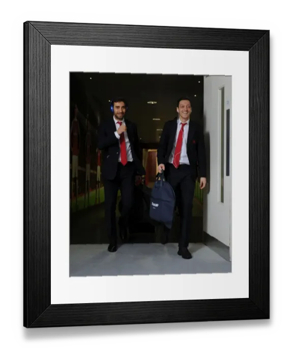 Framed Print : Arsenal vs. Watford: FA Cup Sixth Round Clash at The Emirates