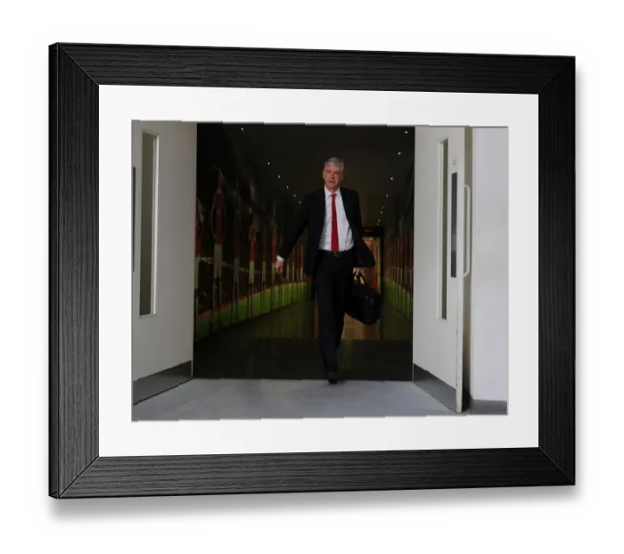 Framed Print : Arsene Wenger, Arsenal Manager, Before FA Cup Sixth Round Match vs. Watford at Emirates Stadium Framed Print : Arsene Wenger, Arsenal Manager, Before FA Cup Sixth Round Match vs. Watford at Emirates Stadium