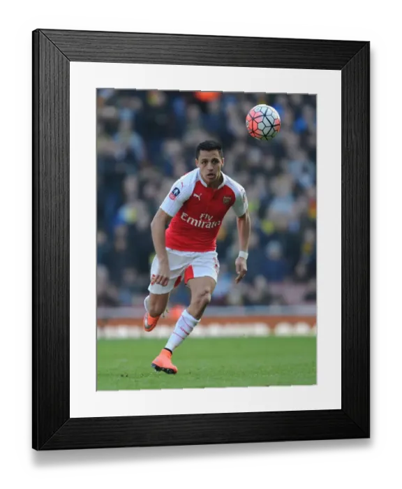 Framed Print : Arsenal vs. Watford: The Emirates FA Cup Sixth Round Showdown