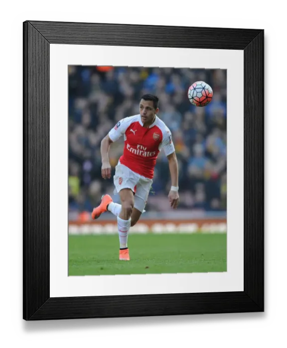 Framed Print : Arsenal vs. Watford: The Emirates FA Cup Sixth Round Showdown