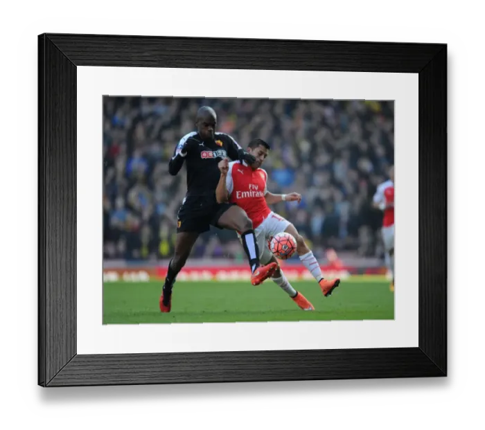 Framed Print : Arsenal vs. Watford: FA Cup Sixth Round Clash at The Emirates