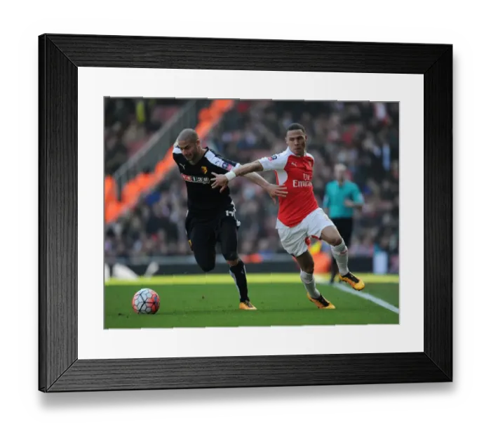 Framed Print : Arsenal vs. Watford: FA Cup Sixth Round Clash at The Emirates