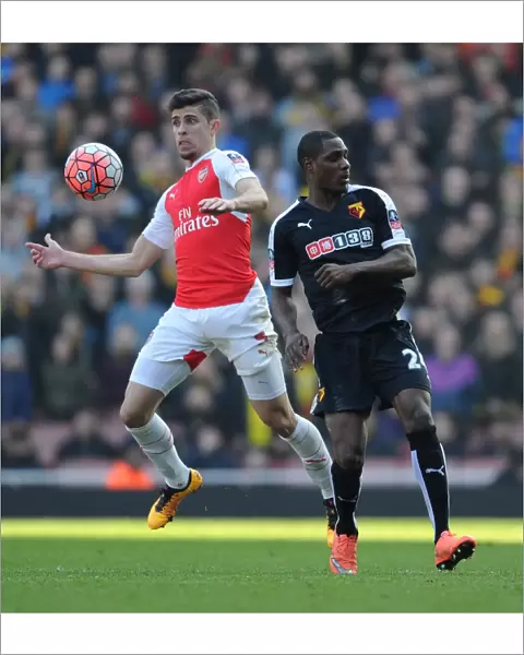 Arsenal's Gabriel Fends Off Ighalo in FA Cup Showdown