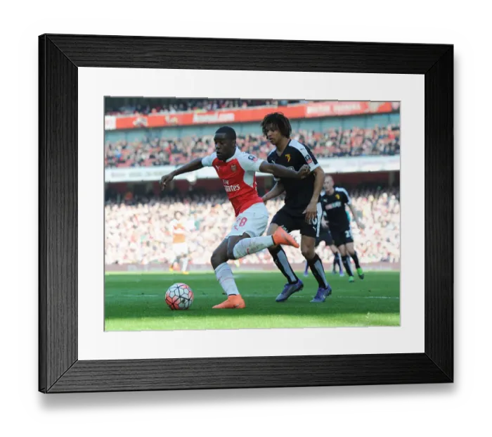 Framed Print : Arsenal vs. Watford: FA Cup Sixth Round Clash at The Emirates Framed Print : Arsenal vs. Watford: FA Cup Sixth Round Clash at The Emirates
