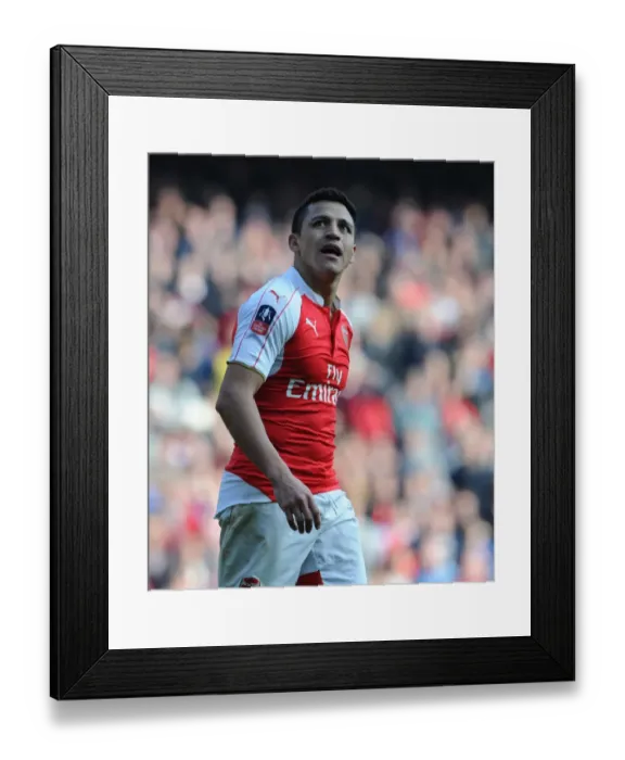 Framed Print : Arsenal vs. Watford: The Emirates FA Cup Sixth Round Showdown