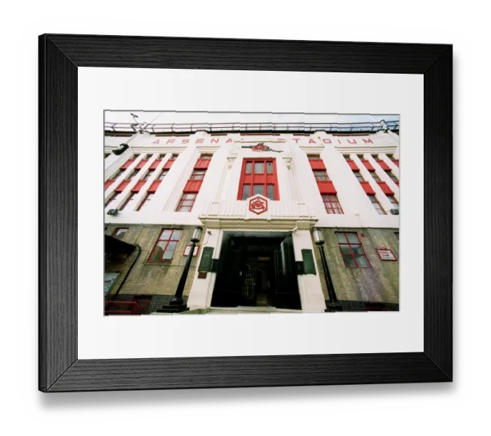 Framed Print : Arsenal Stadium: East Stand, London, 12 / 2 / 2002
