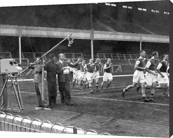 Arsenal Football Club: Pioneering the Future of Football with First-Ever Live Televised Sprint Practice at Highbury Stadium (1937)
