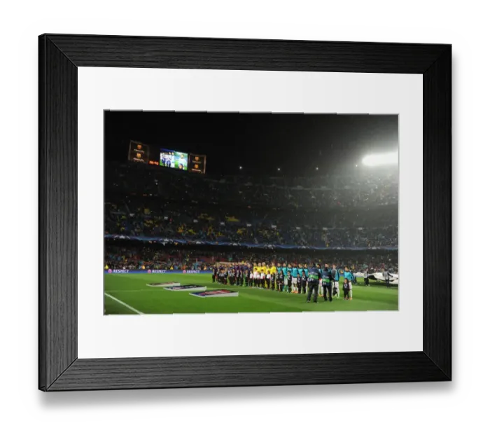 Framed Print : Arsenal vs. Barcelona: Champions League Showdown at Camp Nou (2015-16) Framed Print : Arsenal vs. Barcelona: Champions League Showdown at Camp Nou (2015-16)