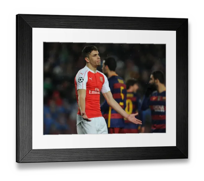 Framed Print : Gabriel's Showdown: Barcelona vs. Arsenal, UEFA Champions League 2016 Framed Print : Gabriel's Showdown: Barcelona vs. Arsenal, UEFA Champions League 2016
