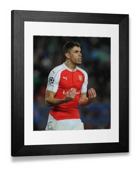 Framed Print : Gabriel's Battle: Barcelona vs. Arsenal, UEFA Champions League 2016