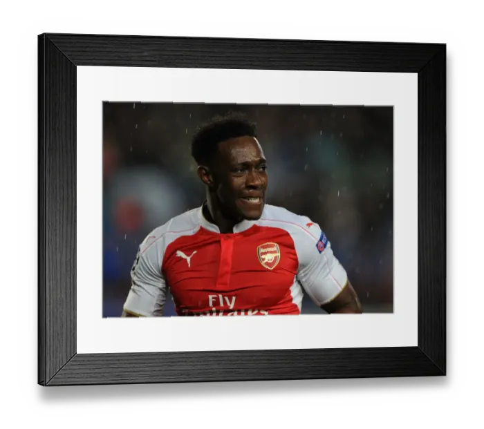 Framed Print : Danny Welbeck's Valiant Performance Against Barcelona in the 2016 UEFA Champions League