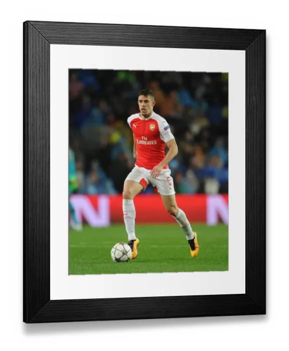 Framed Print : Gabriel's Battle: Barcelona vs. Arsenal, UEFA Champions League 2016