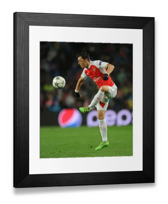 Framed Print : Mesut Ozil: The Arsenal Star at Camp Nou during Barcelona Clash, UEFA Champions League 2015-16 Framed Print : Mesut Ozil: The Arsenal Star at Camp Nou during Barcelona Clash, UEFA Champions League 2015-16