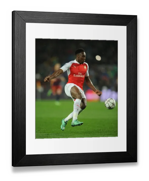 Framed Print : Arsenal's Valiant Clash against Barcelona: Danny Welbeck's Battle (2016) Framed Print : Arsenal's Valiant Clash against Barcelona: Danny Welbeck's Battle (2016)