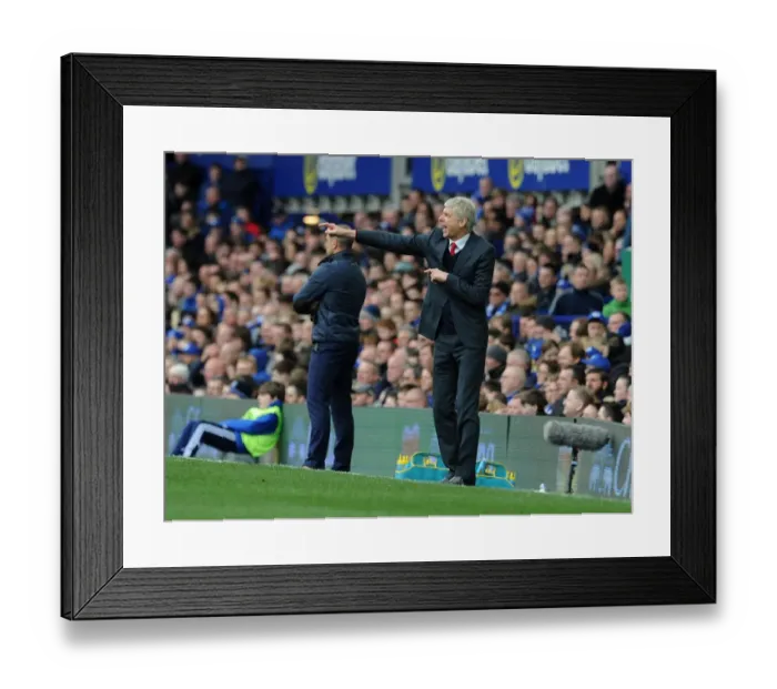 Framed Print : Arsene Wenger at Goodison Park: Premier League Clash, 2015-16 (Everton vs. Arsenal) Framed Print : Arsene Wenger at Goodison Park: Premier League Clash, 2015-16 (Everton vs. Arsenal)