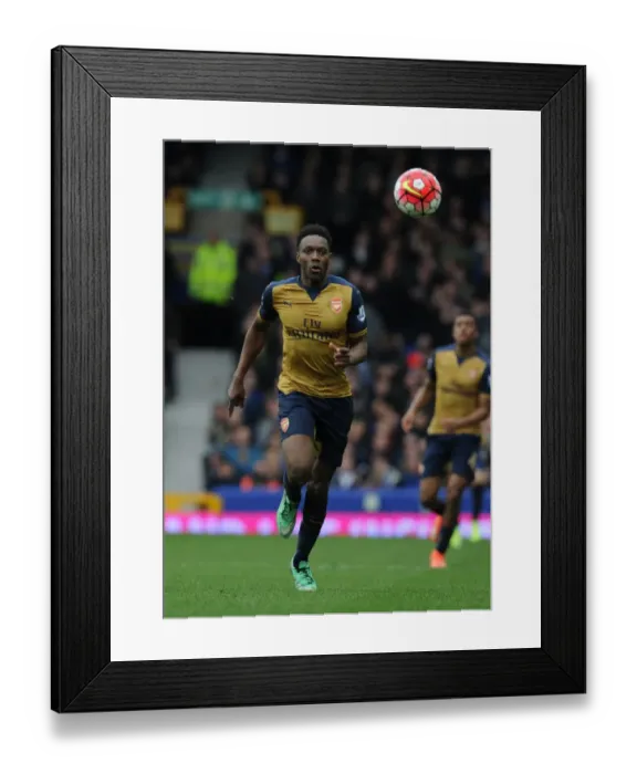 Framed Print : Danny Welbeck in Action: Everton vs Arsenal, Premier League 2015-16 Framed Print : Danny Welbeck in Action: Everton vs Arsenal, Premier League 2015-16