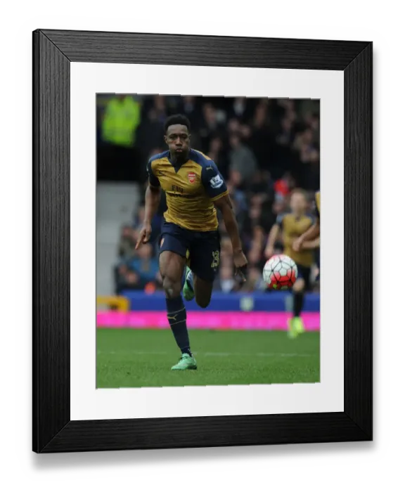 Framed Print : Danny Welbeck in Action: Everton vs Arsenal, Premier League 2015-16