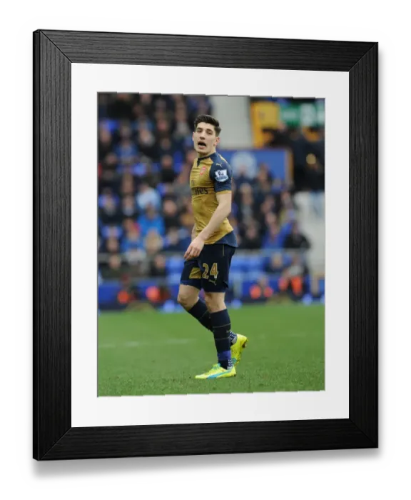 Framed Print : Hector Bellerin: In Action Against Everton in Premier League 2015-16