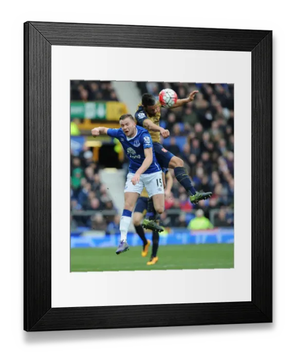 Framed Print : Coquelin Soars High: Arsenal's Victory Moment vs Everton, 2015-16 Premier League Framed Print : Coquelin Soars High: Arsenal's Victory Moment vs Everton, 2015-16 Premier League