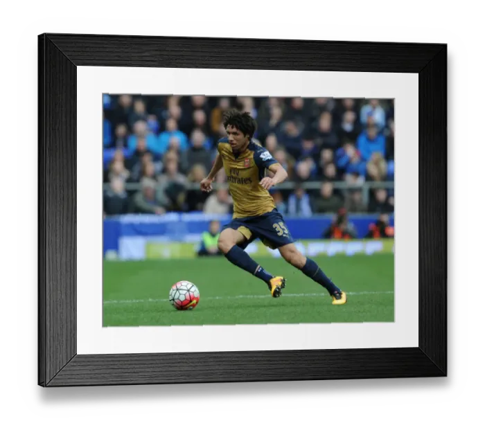Framed Print : Mohamed Elneny in Action: Arsenal vs. Everton, Premier League 2015-16 Framed Print : Mohamed Elneny in Action: Arsenal vs. Everton, Premier League 2015-16