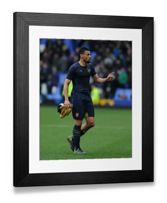 Framed Print : Coquelin's Unyielding Spirit: Everton vs. Arsenal, Premier League 2015-16 Framed Print : Coquelin's Unyielding Spirit: Everton vs. Arsenal, Premier League 2015-16