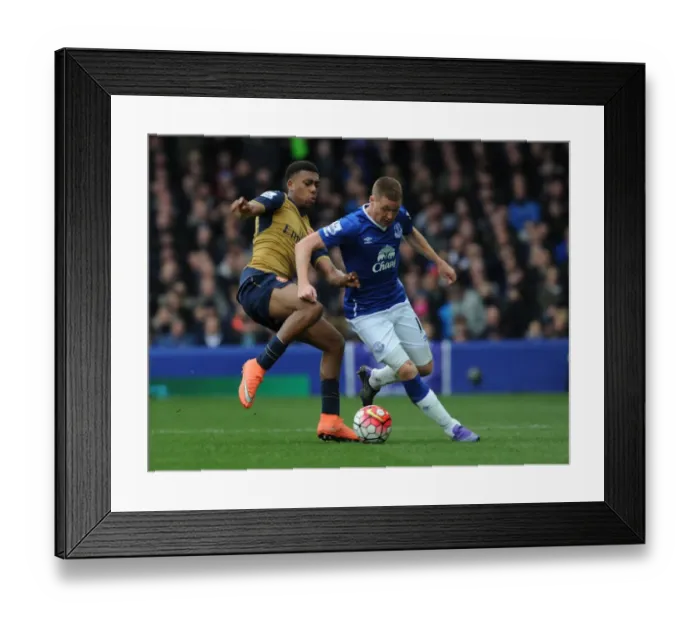 Framed Print : Clash at Goodison Park: Iwobi vs McCarthy - Premier League Showdown
